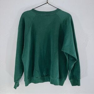 Vintage green fruit of the loom sweatshirt.